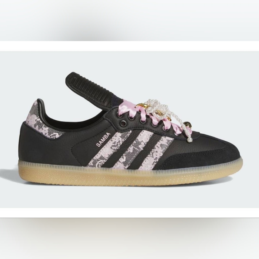 Adidas Samba Women's Sneakers - Black and Pink - Picture 2 of 5